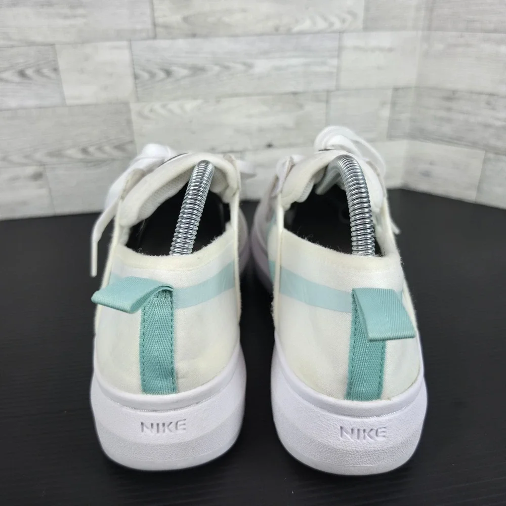 Nike Vandalised LX White Light Blue Platform Sneakers CW6536-100 Womens 9.5